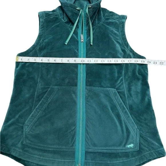Horny Toad Green Fleece Vest Super Soft Size Medium - Picture 6 of 10